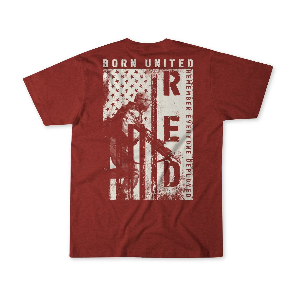 born united - r.e.d. friday t-shirt back