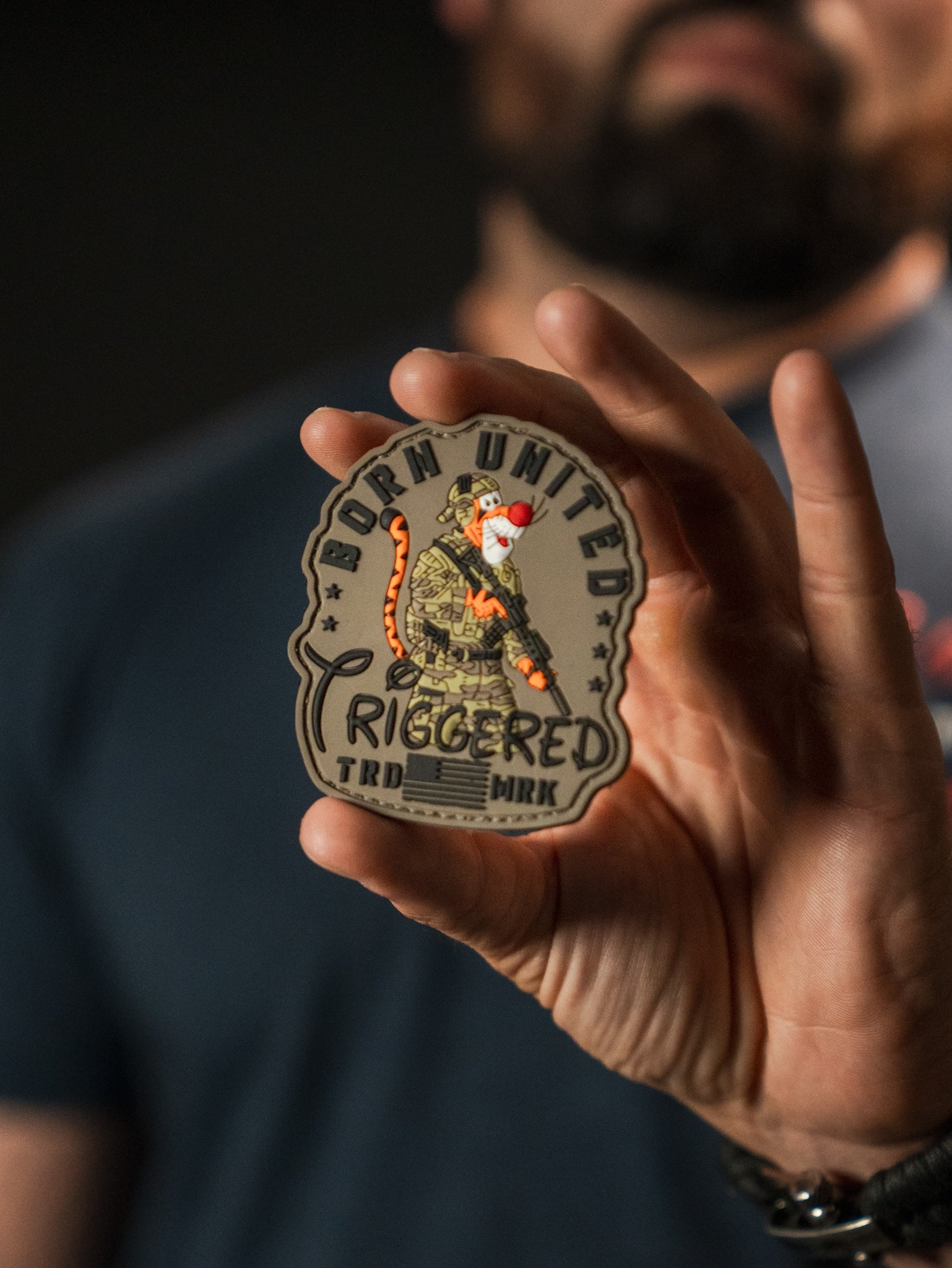 born united - triggered pvc patch