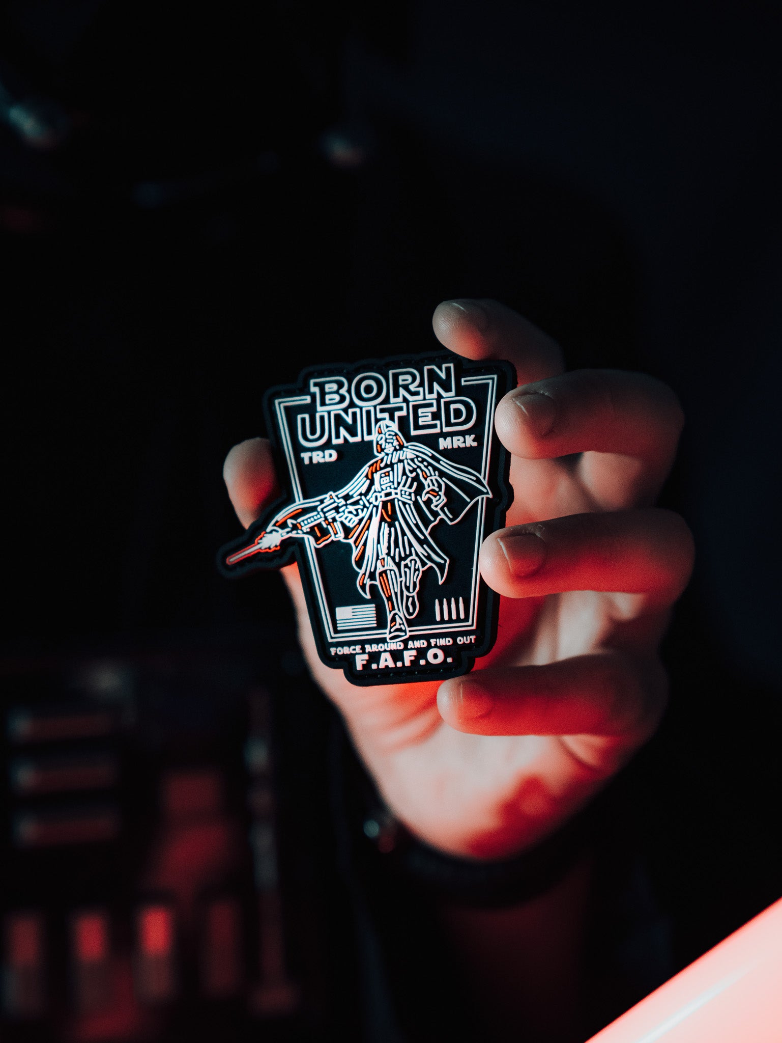 born united - fafo vader pvc patch