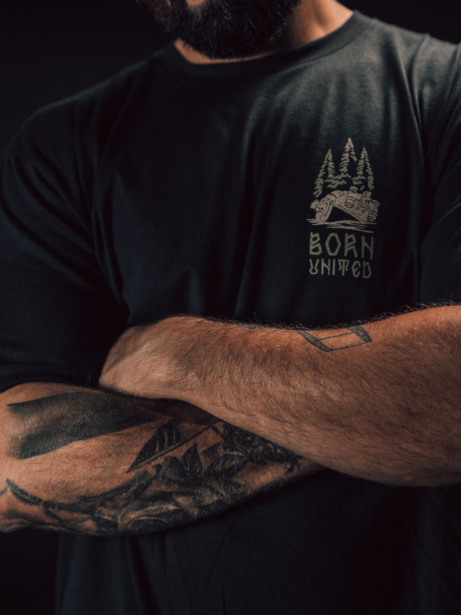 born united - legends never die tee shirt front