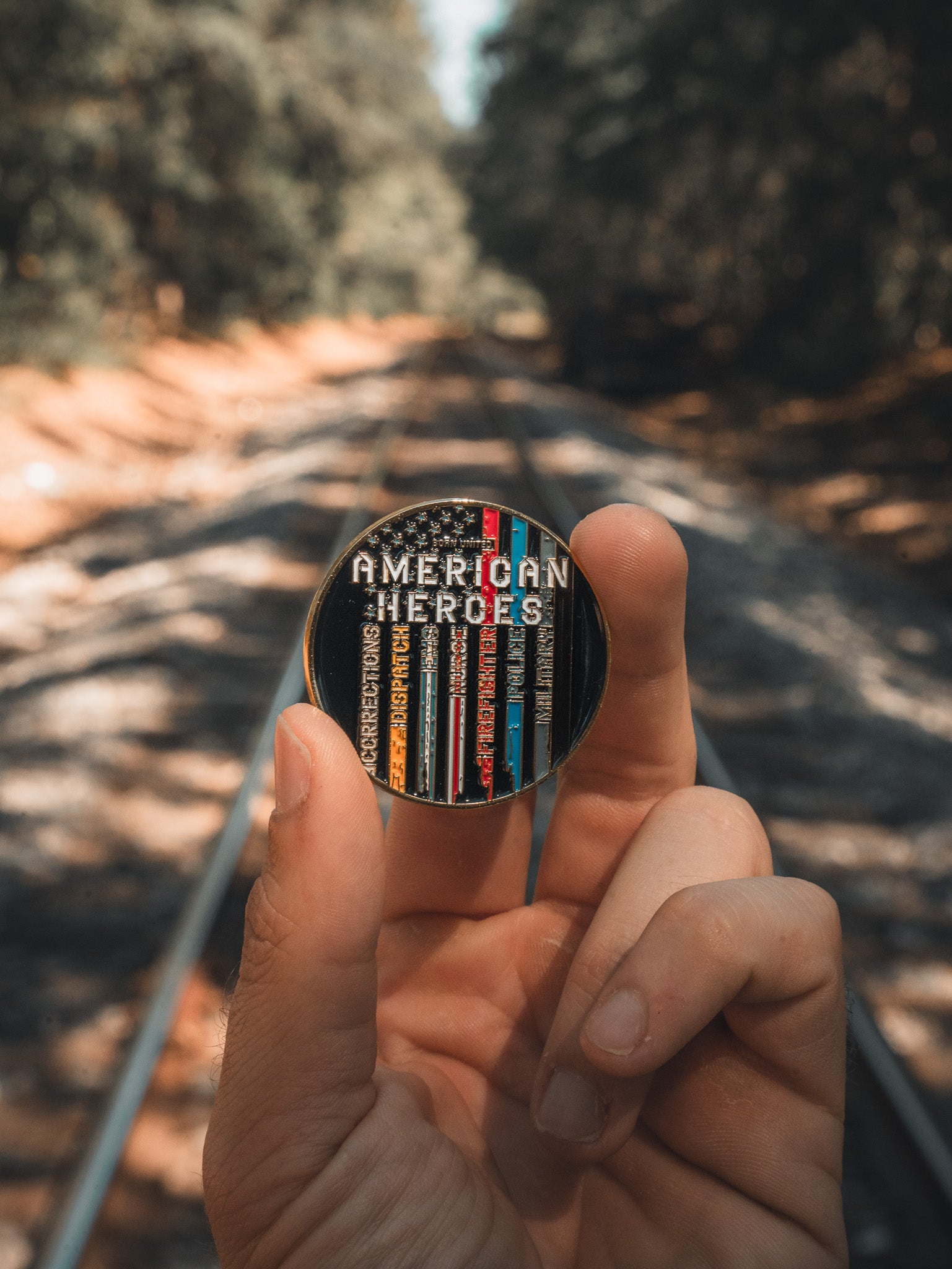 born united - american heroes collectible coin