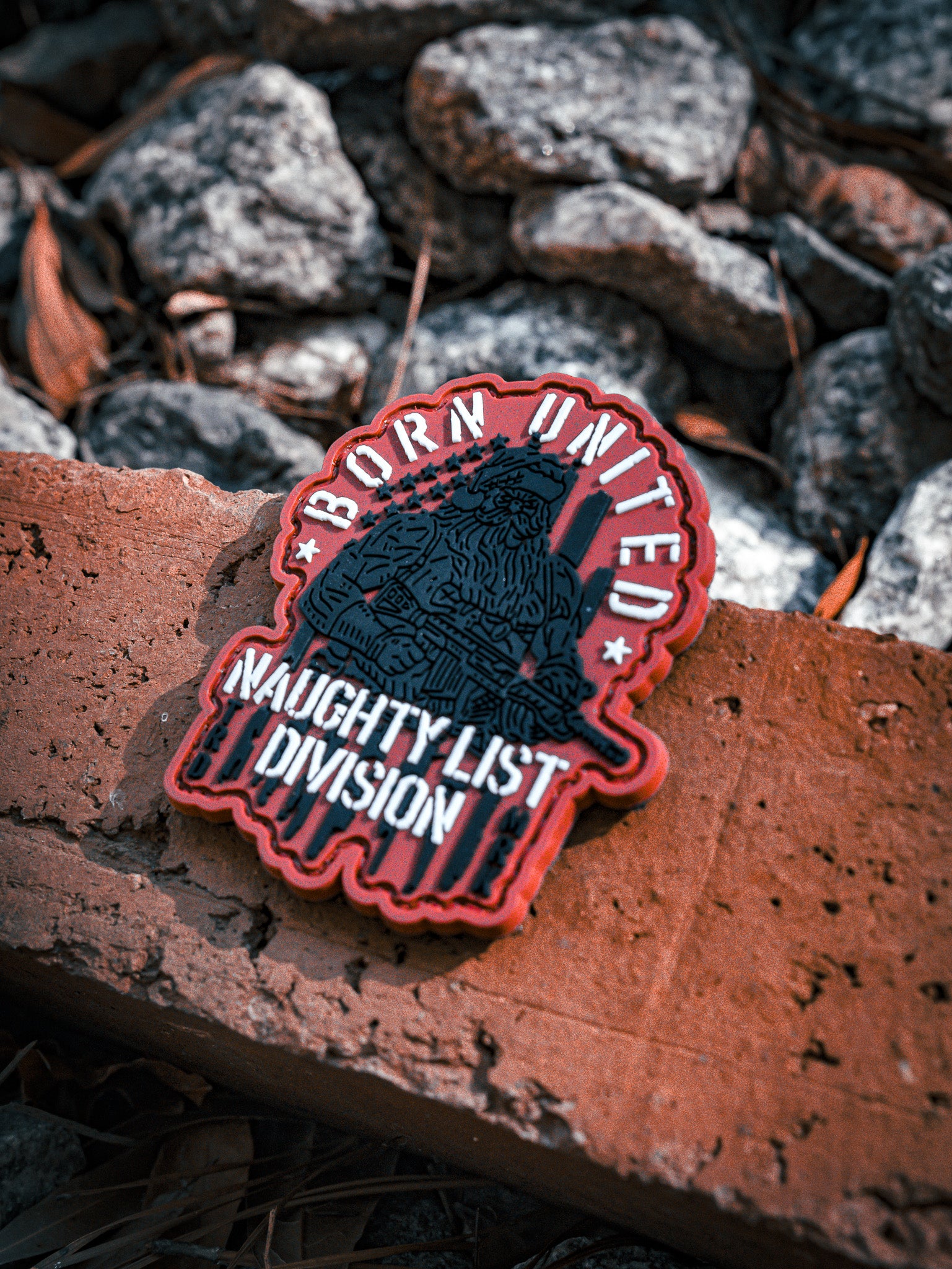 born united - tactical st. nick pvc patch