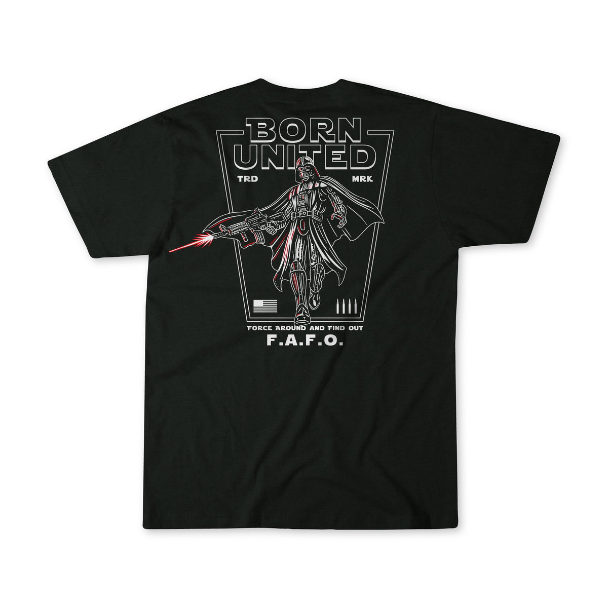 born united - force around and find out vader tee shirt