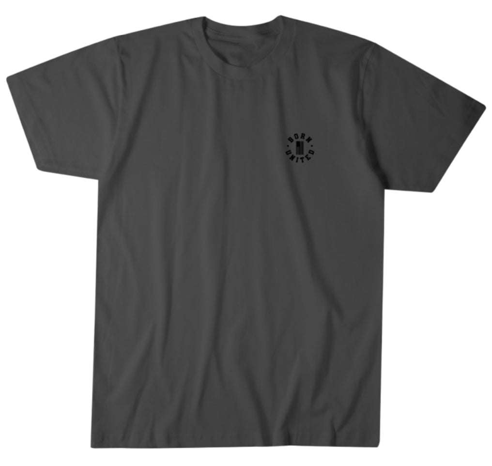 born united - bu basic charcoal tee