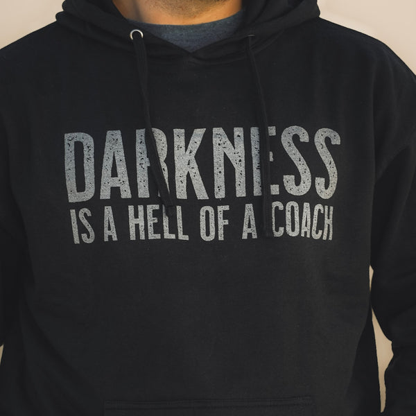 tango charlie - darkness is a hell of a coach hooded sweatshirt
