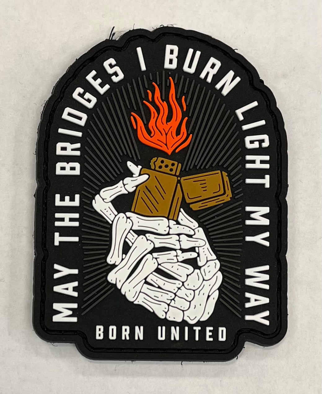 born united - burning bridges pvc patch