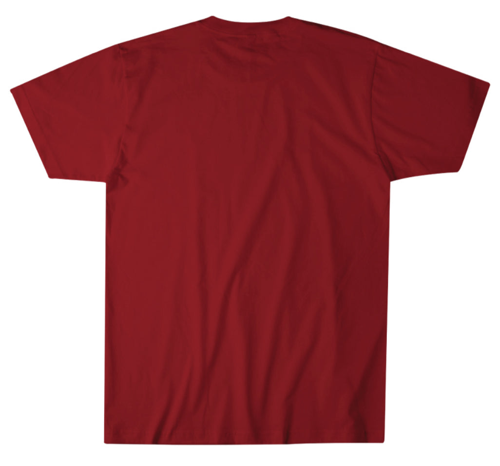 born united - bu basic blood red t-shirt