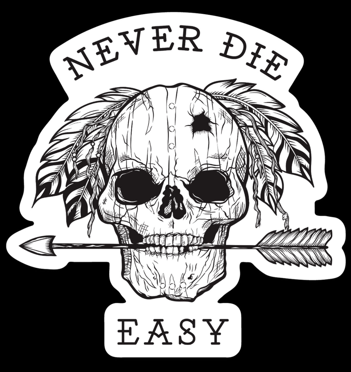 Never Die Easy PVC Patch