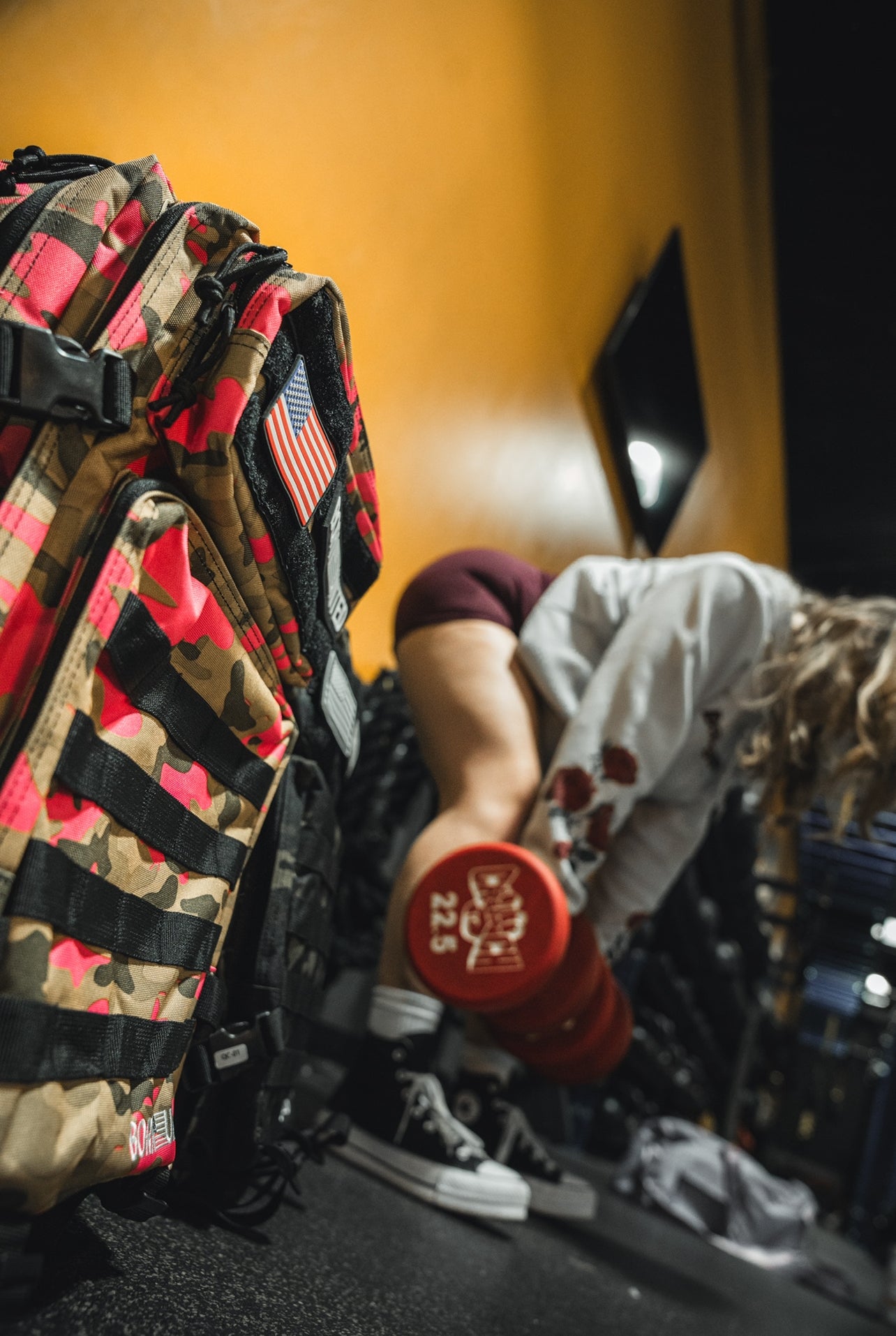 born united - tac-pac tactical backpack camo pink