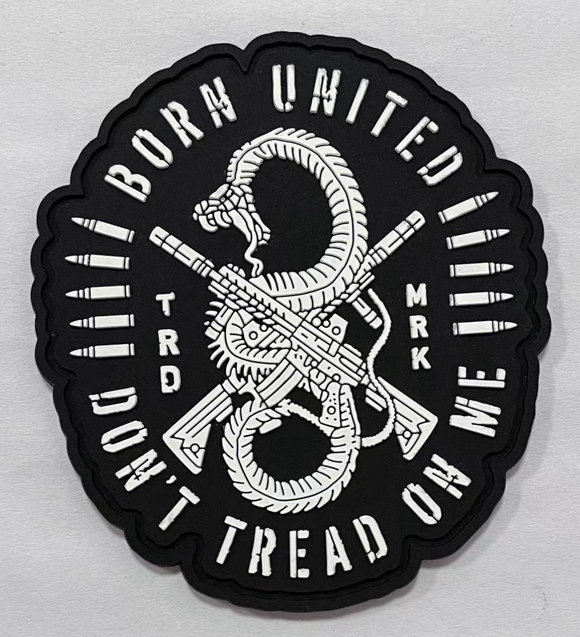 born united - dtom pvc patch