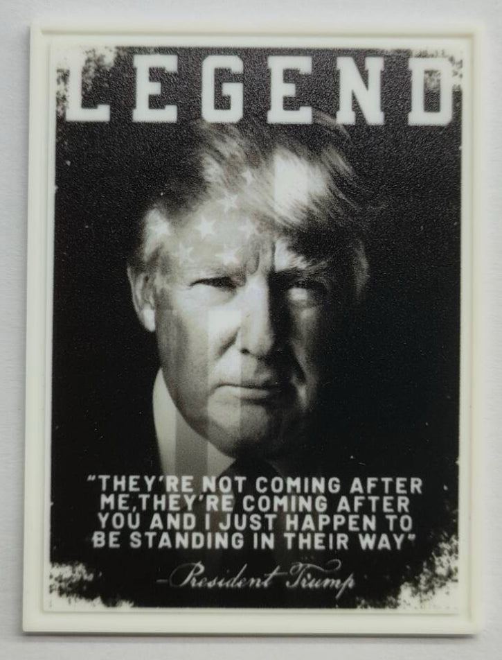 born united - legend trump 2.0 pvc patch
