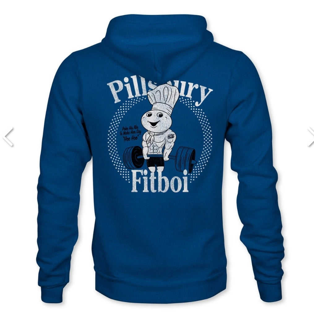 tango charlie - pillsbury fitboi hoodie back