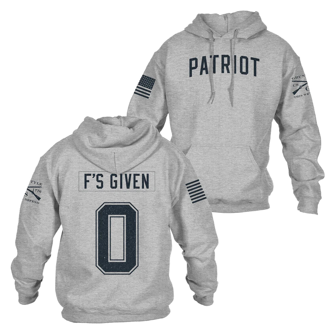 Grunt Style Zero F s Given Hoodie Sport Grey Born United