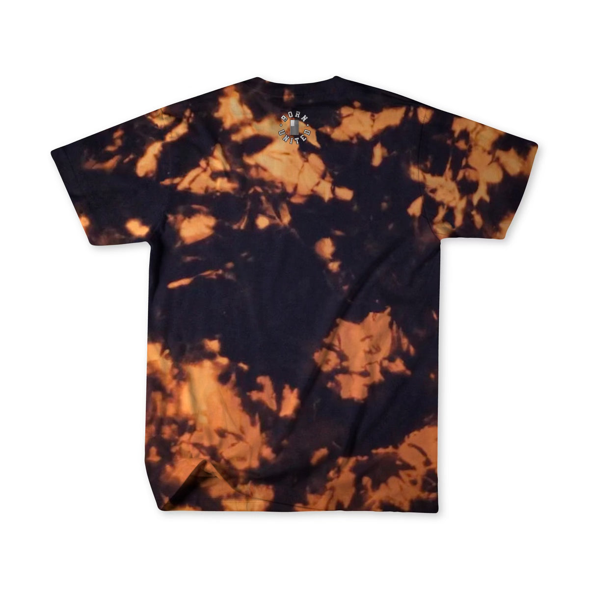 born united - god over government bleach wash t=shirt