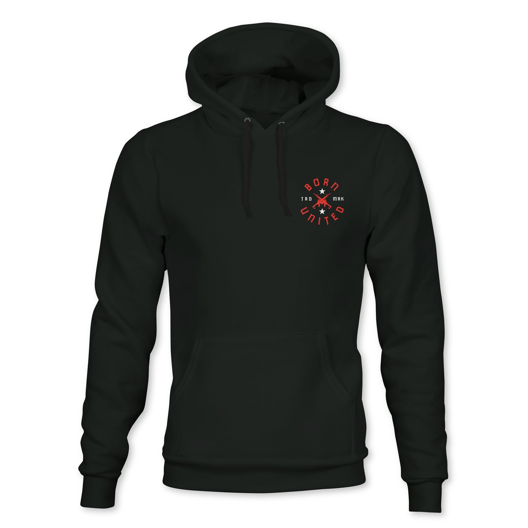 born united - revenge hoodie front