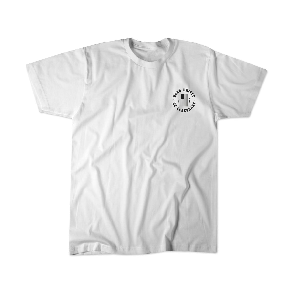 born united-white trump tee shirt