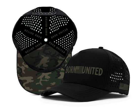 born united - premium logo snapback