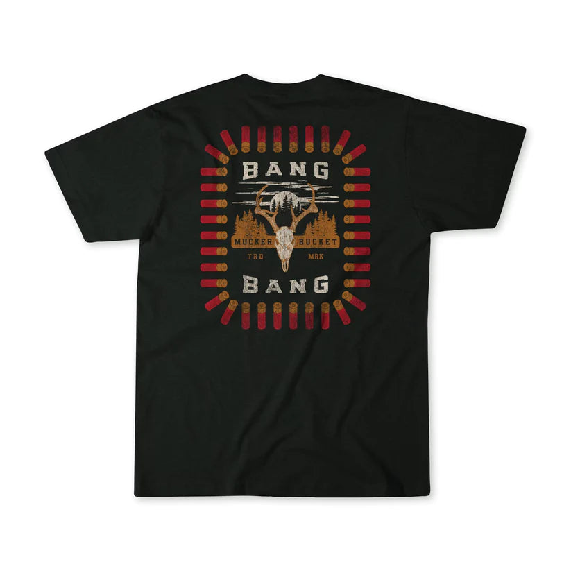 mucker bucket - bang bang premium tee back