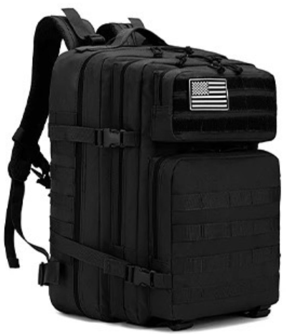 born united - tac-pac tactical backpack midnight black