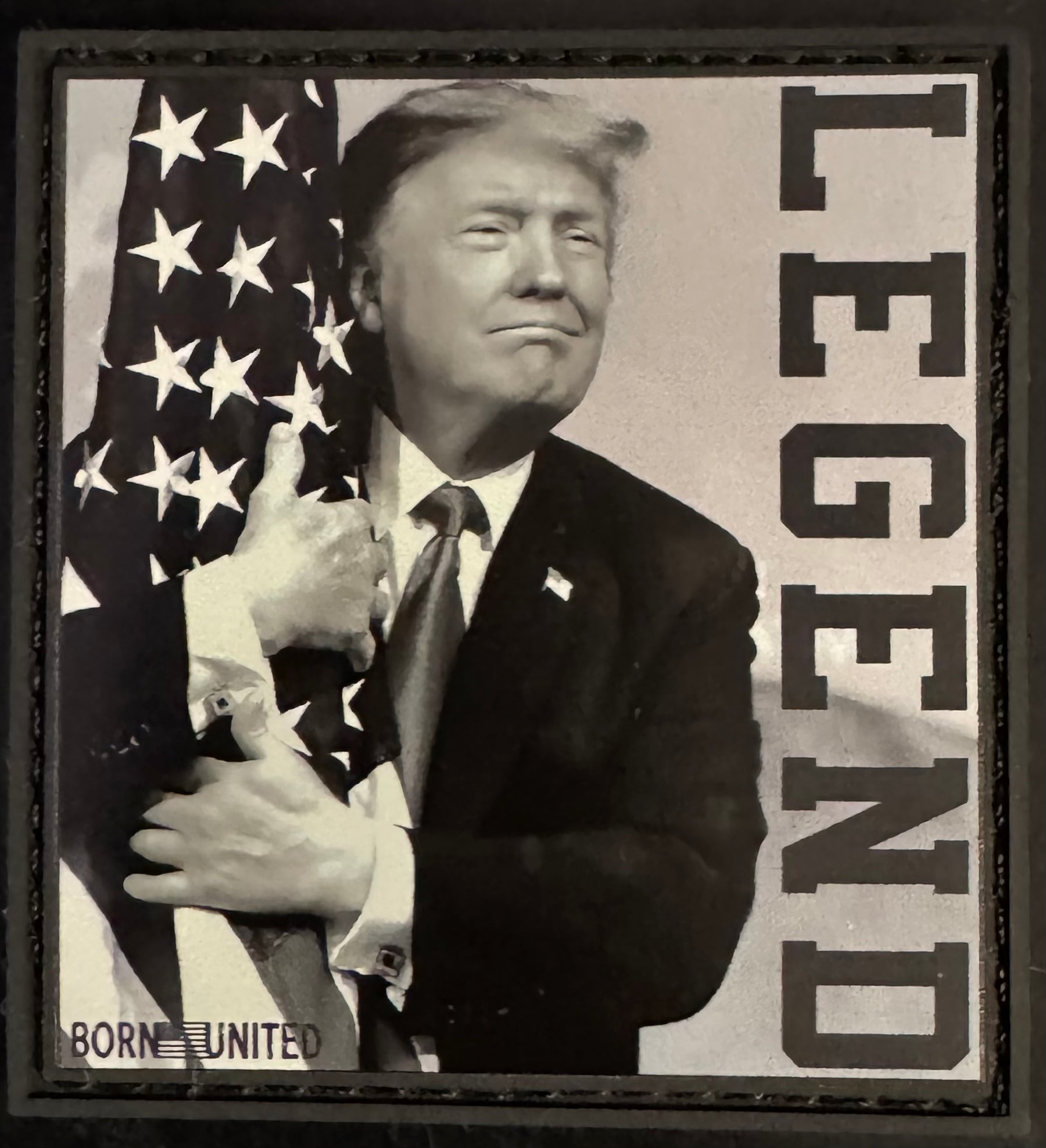 born united - president trump patch