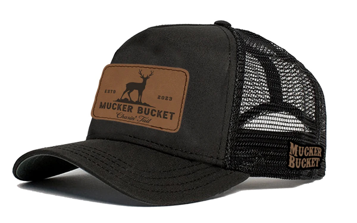 mucker bucket - chasin' tail trucker snapback hat