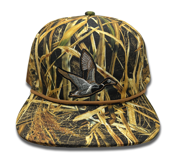 mucker bucket - straw grass camo duck hat