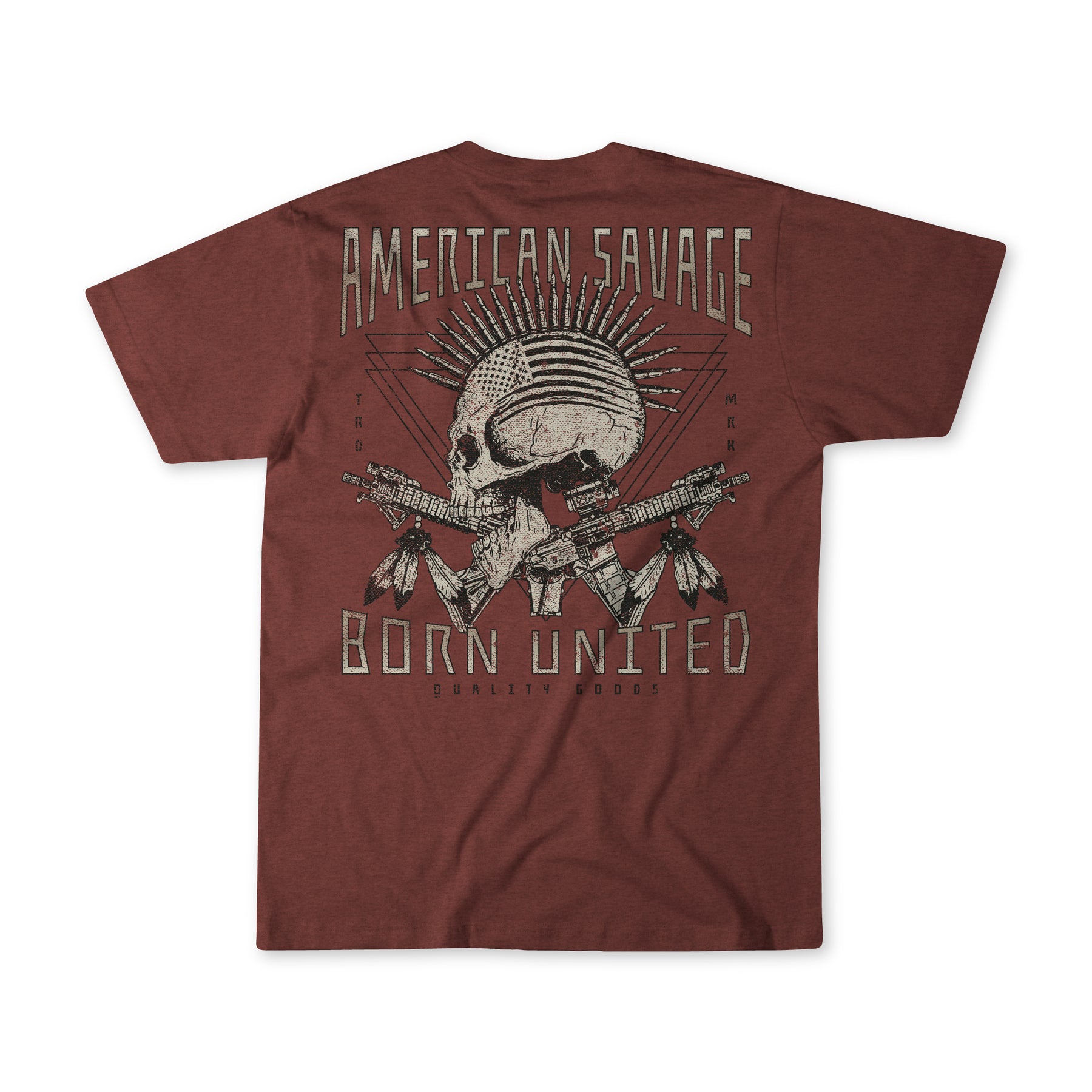 born united - american savage t-shirt