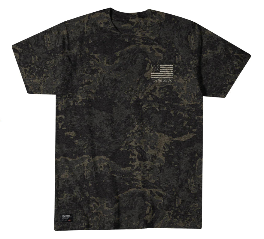 Union S/S Tee- Heather Gray Multi