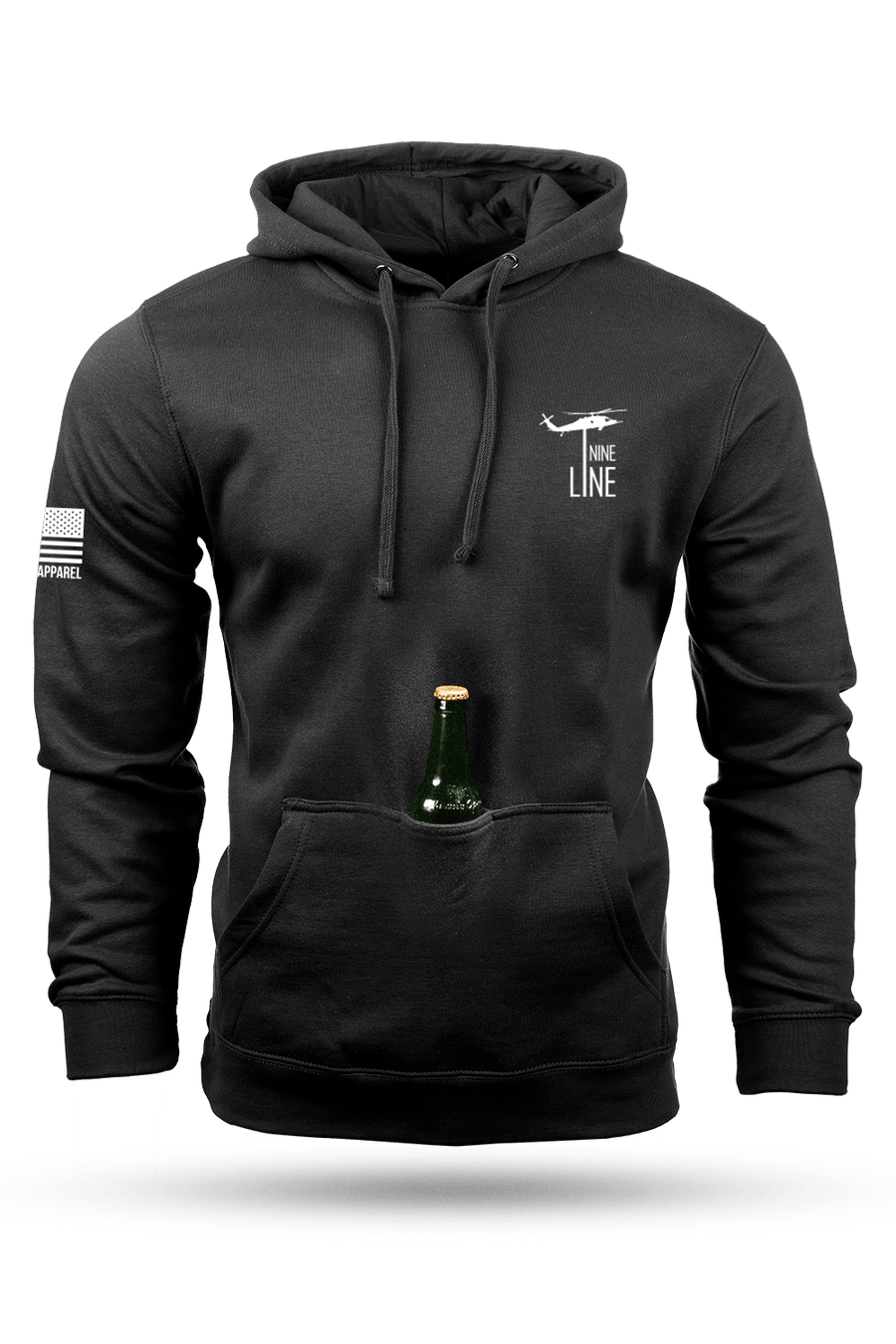 nine line apparel - anchor flag tailgater hoodie front