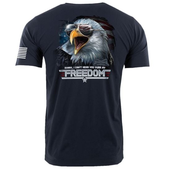palmetto state armory - psa "loud freedom" t-shirt navy back
