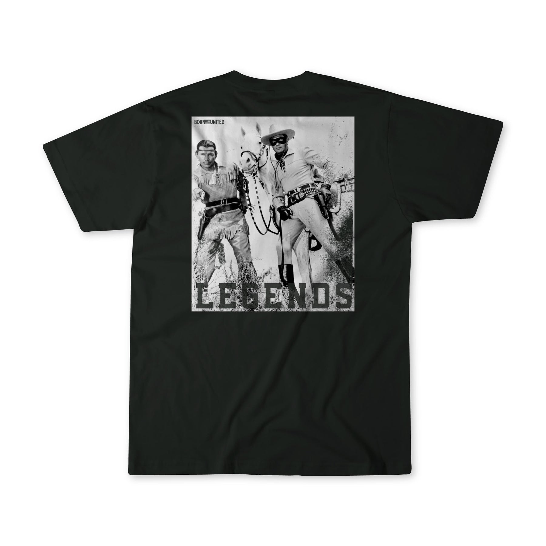 born united - lone ranger legends tee shirt