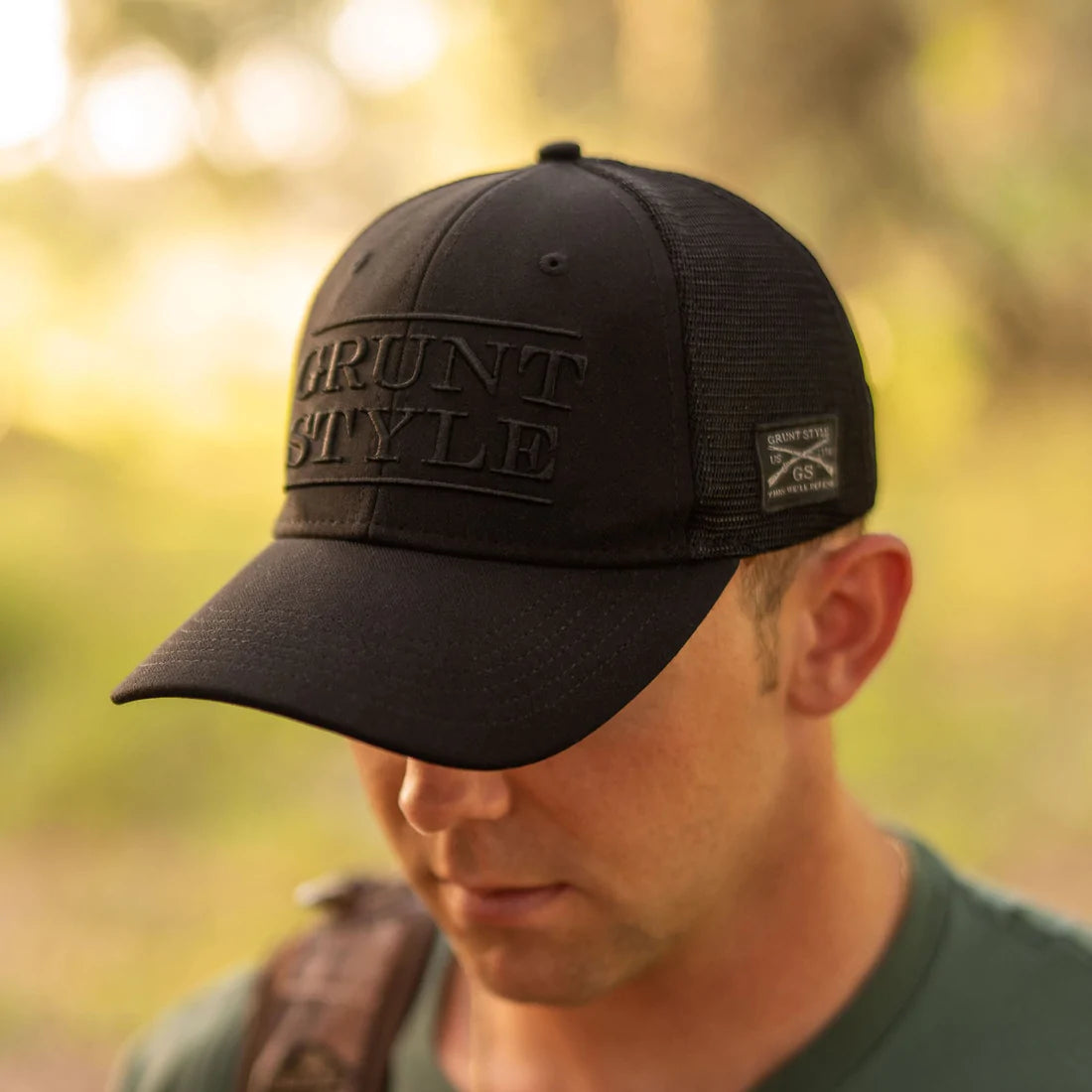 GS Stacked Logo Black Hat
