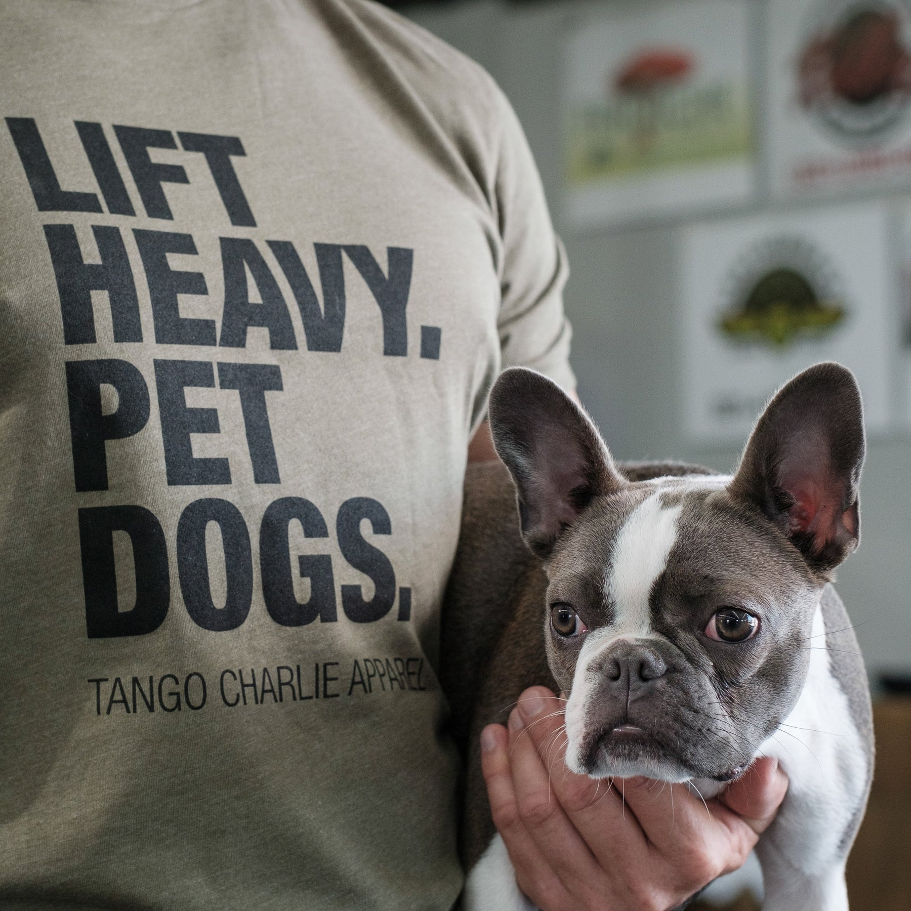 Lift Heavy. Pet Dogs. T-Shirt