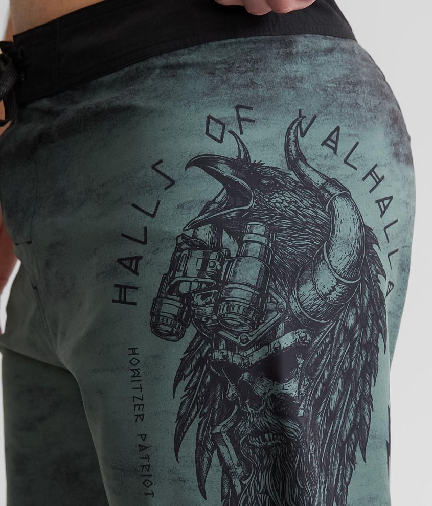Halls Boardshort- Army Green