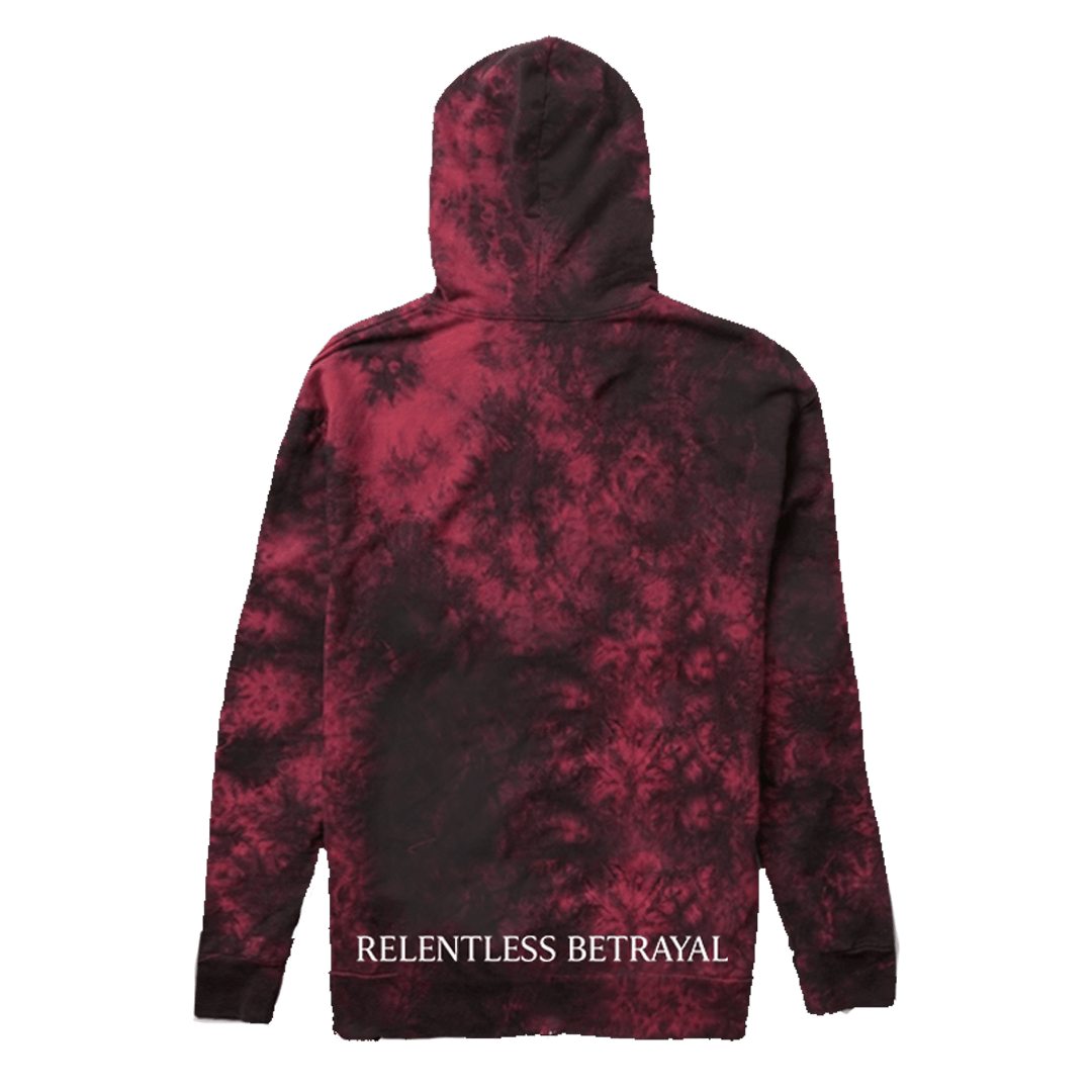 Trustless Chief Red Tie Dye Hoodie