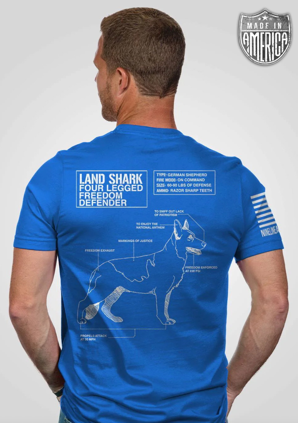 Land Shark - Royal Blue