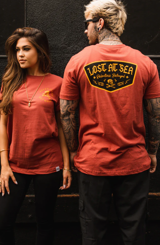 Lost at Sea Salmon T-Shirt