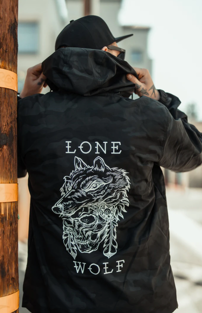 Lone wolf hot sale hoodie