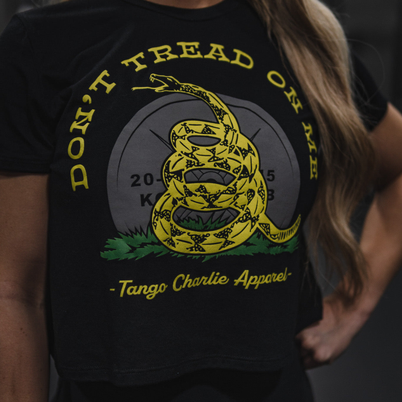 Don't Tread On Me Crop T-Shirt