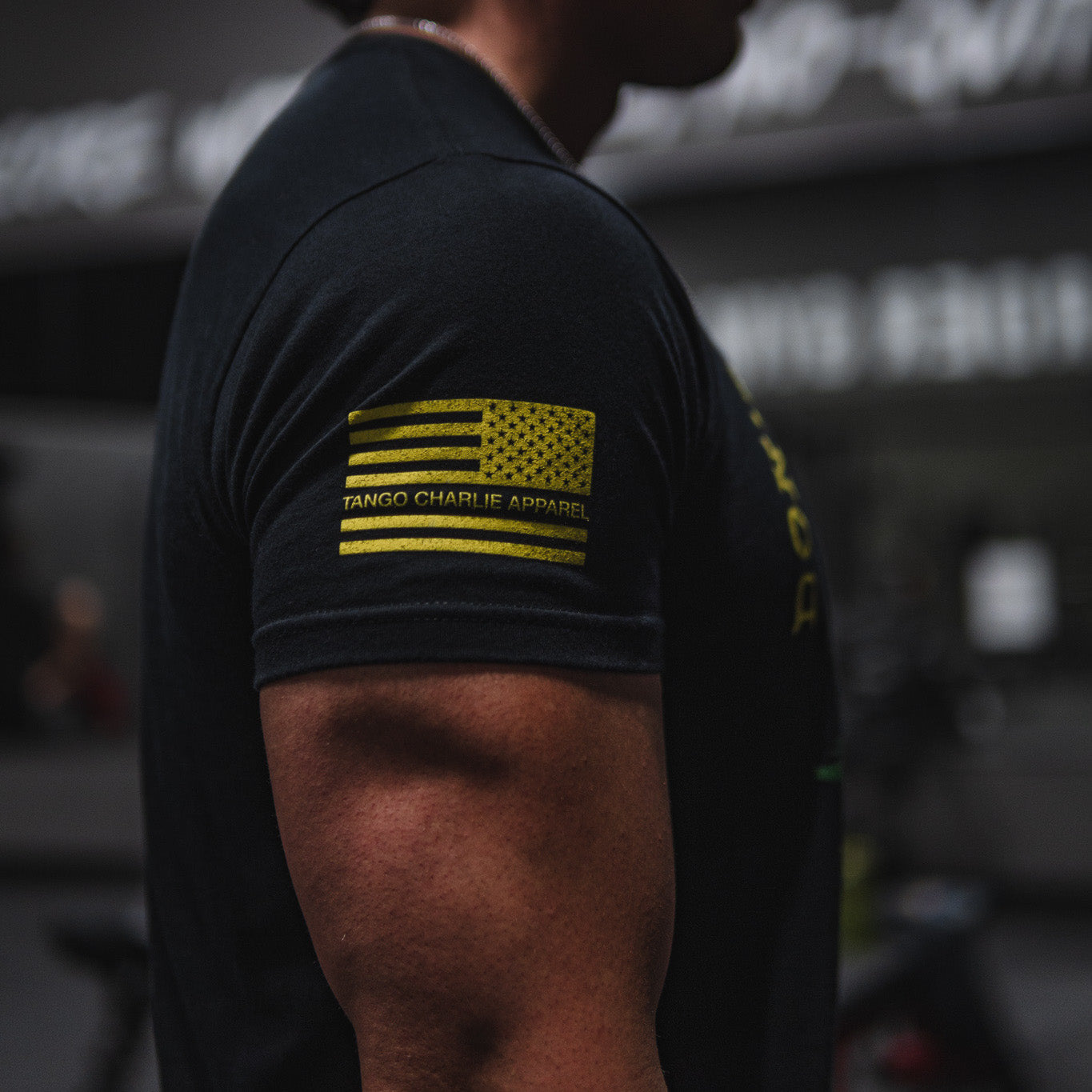 tango charlie - gadsden flag detail t-shirt