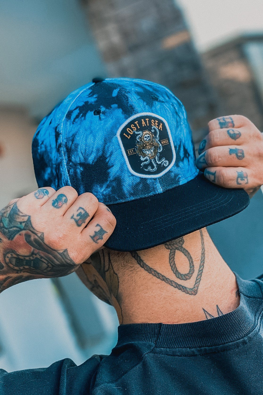 Lost At Sea Snapback - Tie Dye