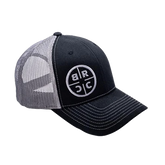 BRCC Circle Logo Trucker Hat - Black and Gray