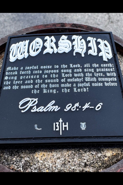 Worship PVC Patch
