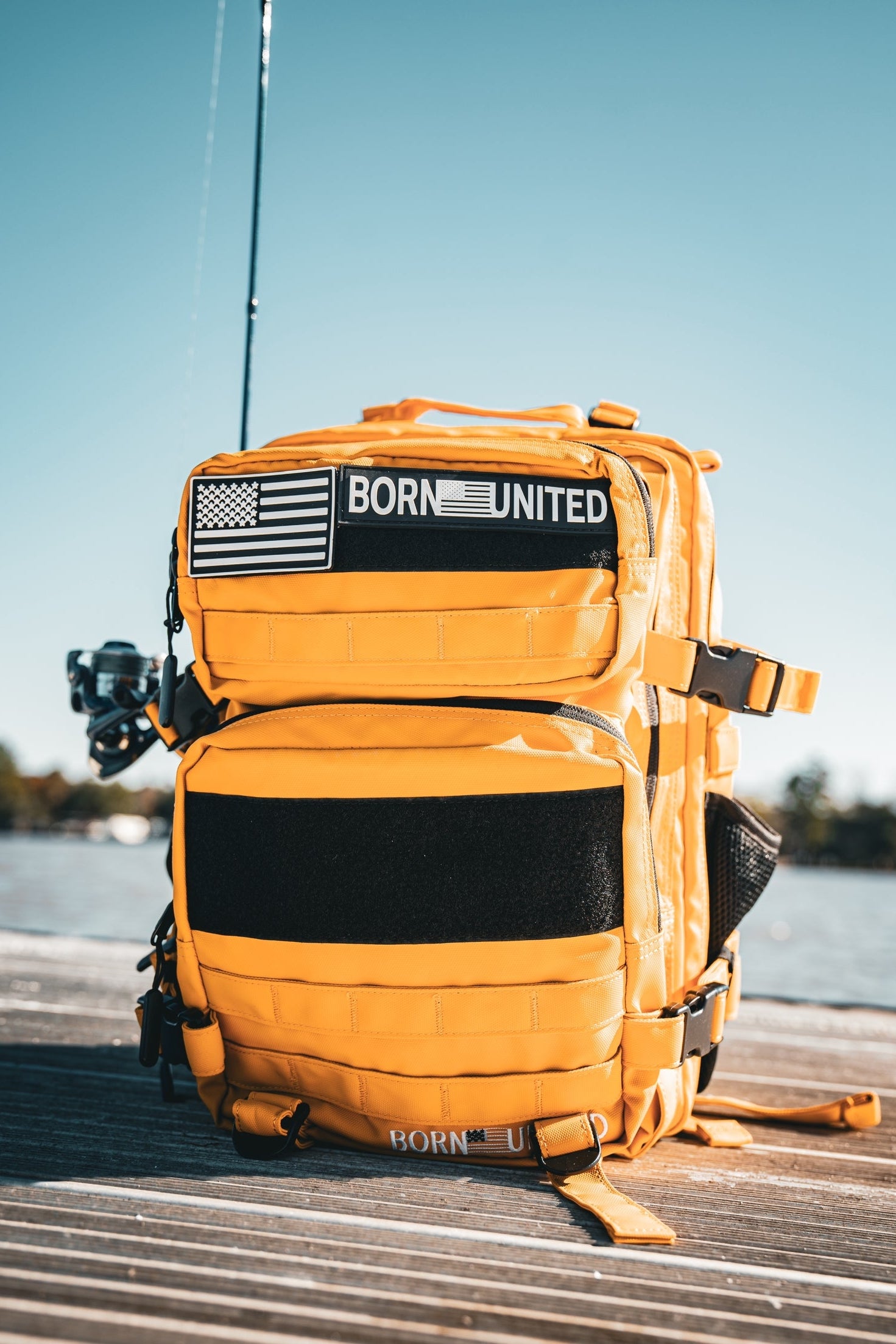 born united - gold glory premium tactical backpack