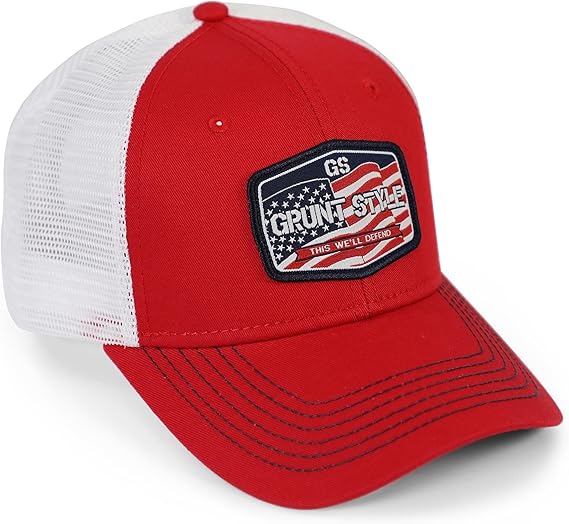 grunt style - old glory patch snapback cap