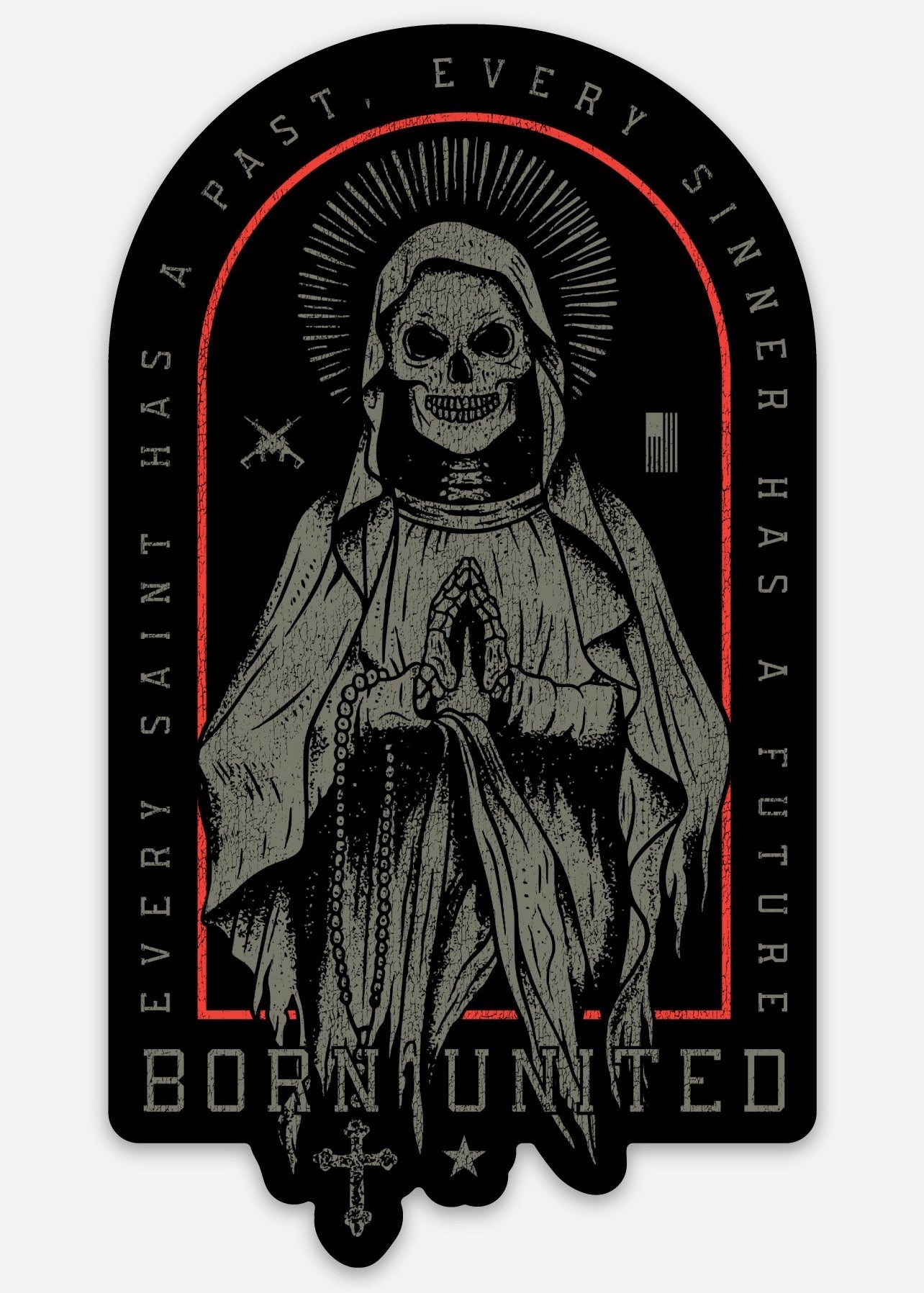 Saints and Sinners Sticker