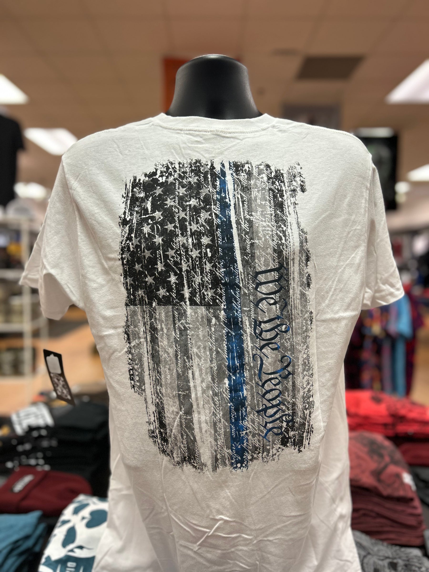 Stand the Line White T-Shirt