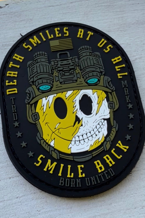Smile Back PVC Patch