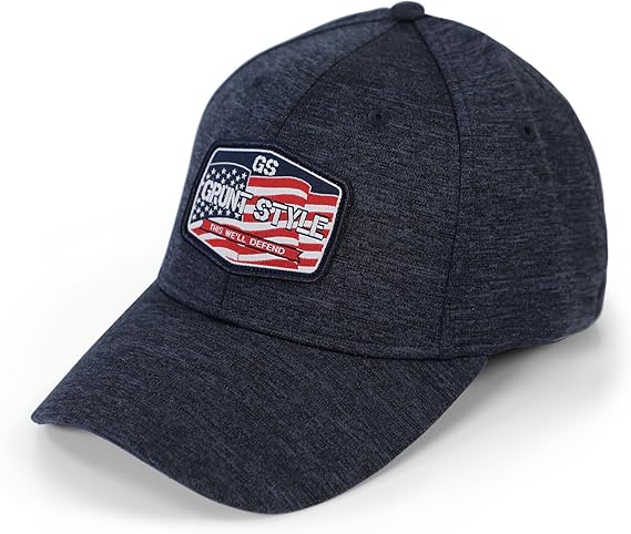 grunt style - old glory stretch fit heather cap