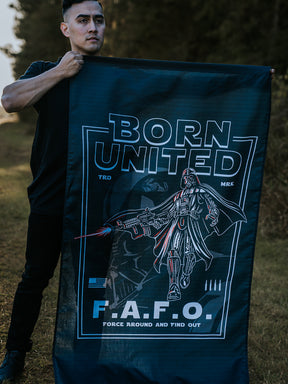 born united - force around and find out vader flag with model